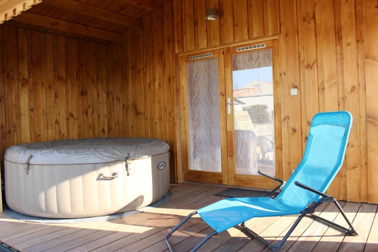 Chalet Esprit Zen Et Nature Avec Spa Saint-Hilaire-de-Riez Exterior foto